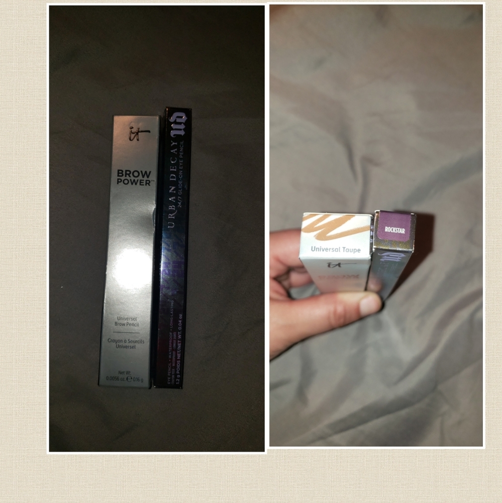 It cosmetics brow pencil & urban decay eyeliner